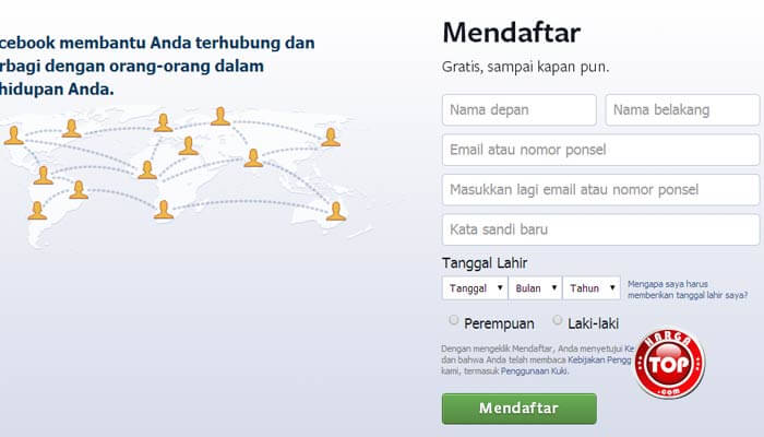 Cara Membuat Akun Facebook Baru
